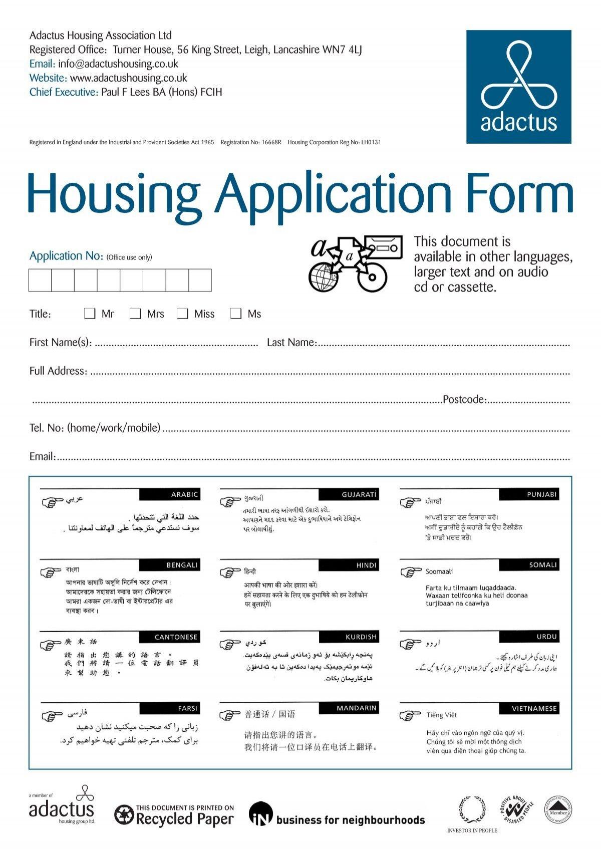Apply for Housing Online: Step-by-Step Instructions for First-Time Applicants